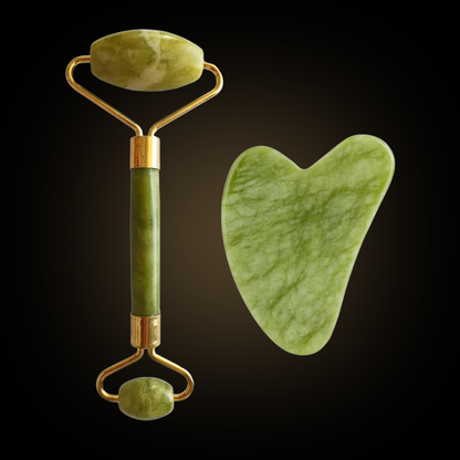 Masážní váleček a destička Gua Sha